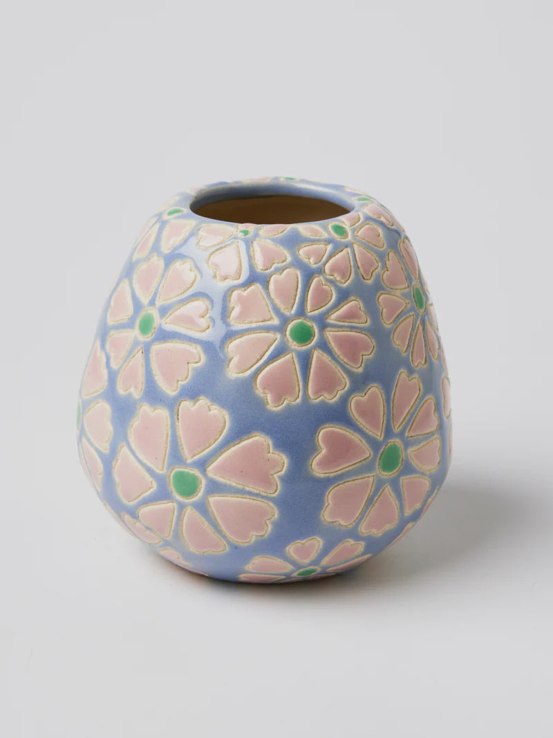 Pollen Pink Daisy Vase