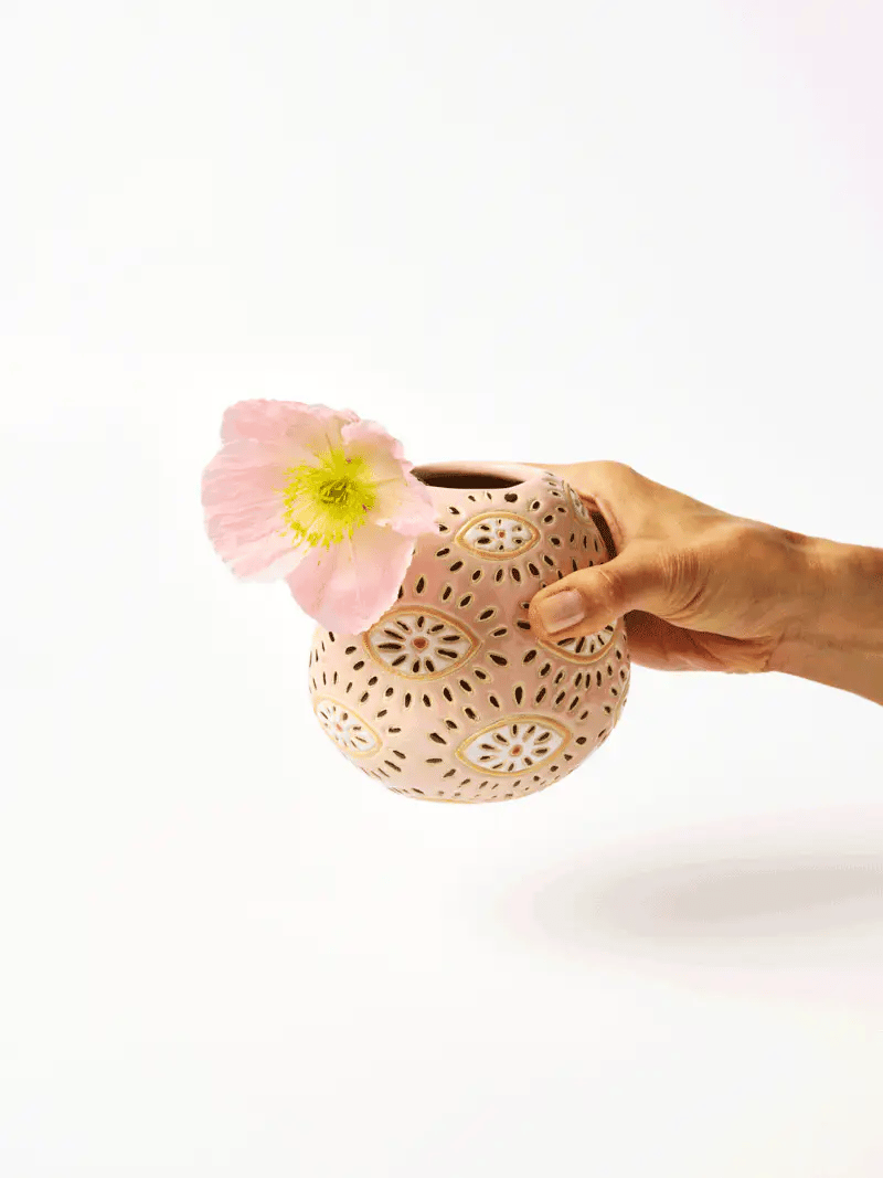 Pollen Vase - Pink Eyes