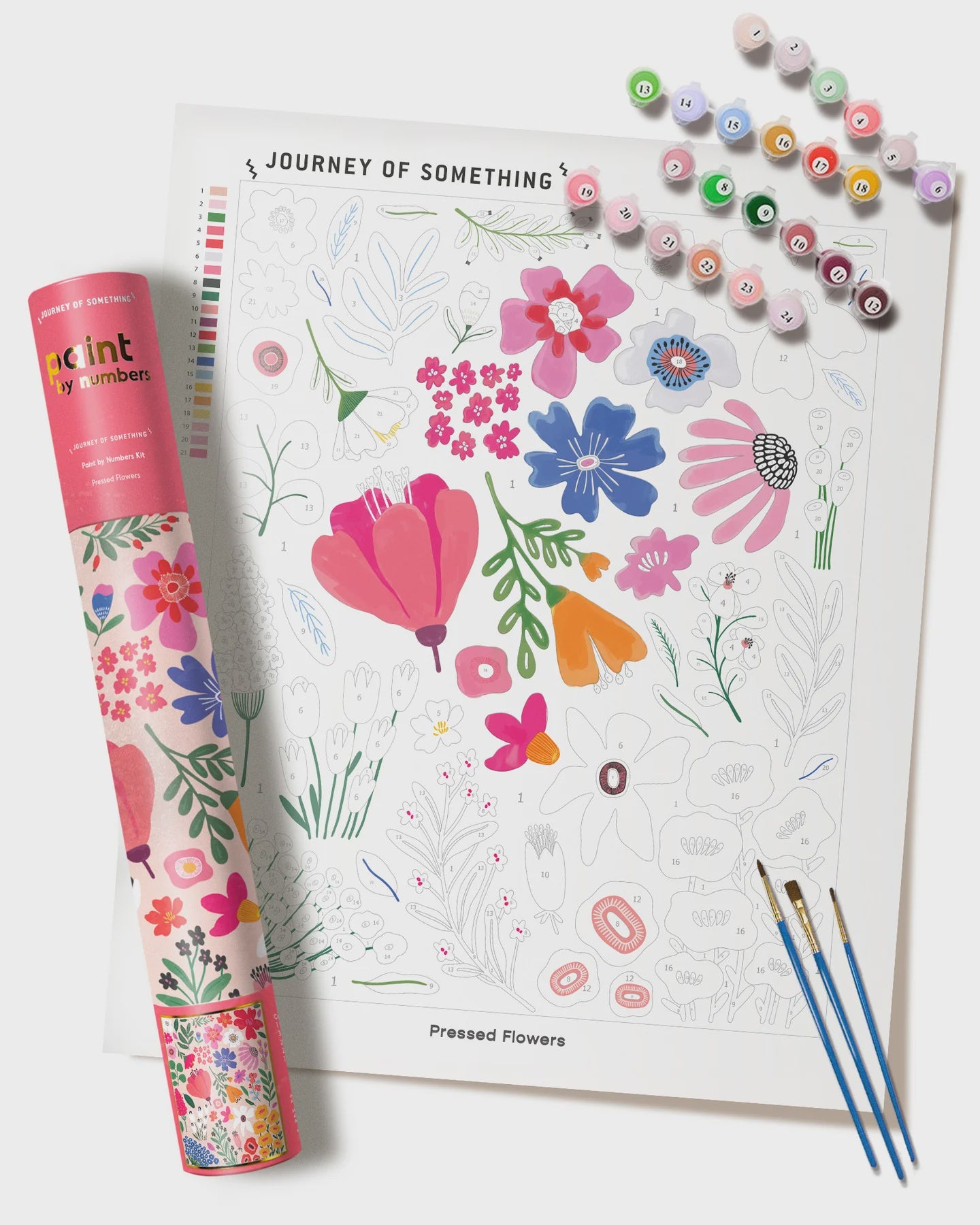 Paint By Numbers - Pressed Flowers