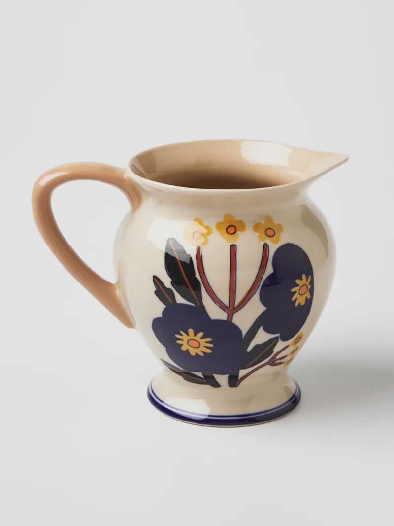 Pitcher - Blue Bloom