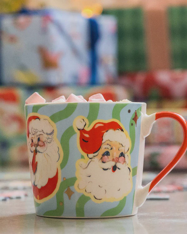 Retro Santa Christmas Mug