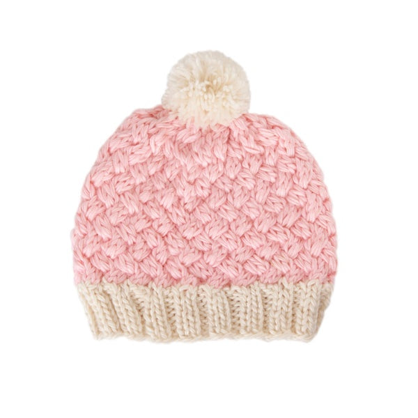 Ripples Beanie - Pink