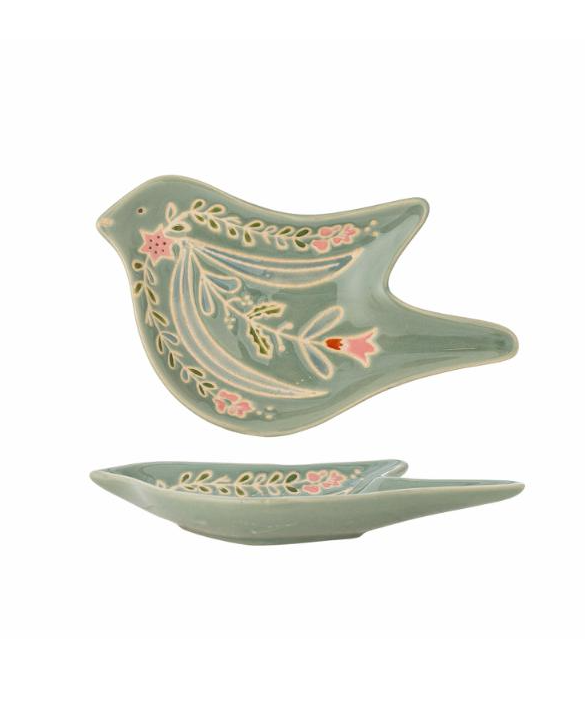 Rosalynde Serving Plate - Green