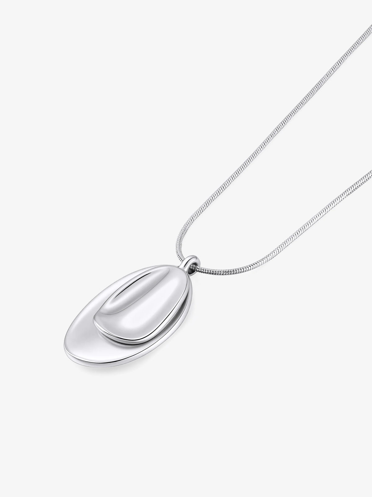 Sade Pebble Sterling Silver Necklace