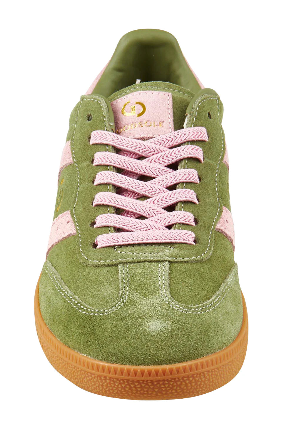 2001 Parallel Sneaker - Sage/Pink Suede