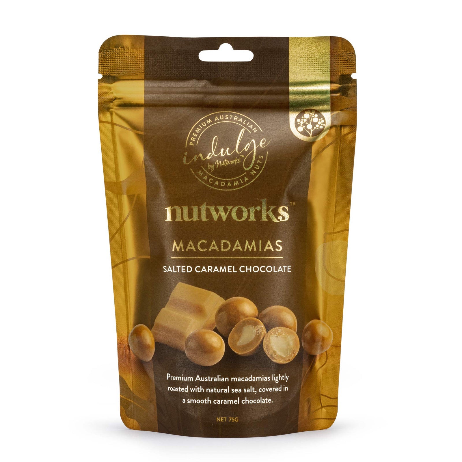 Salted Caramel Chocolate Macadamias