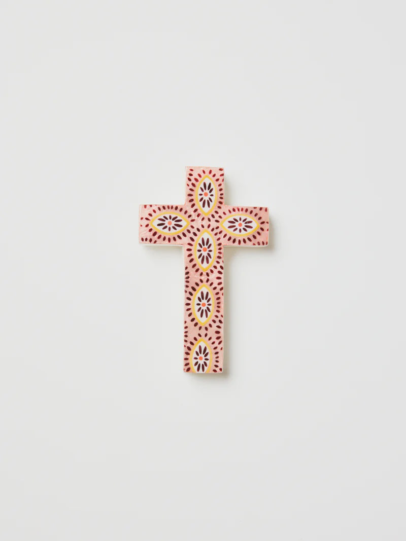 Samira Small Cross Pink Eyes