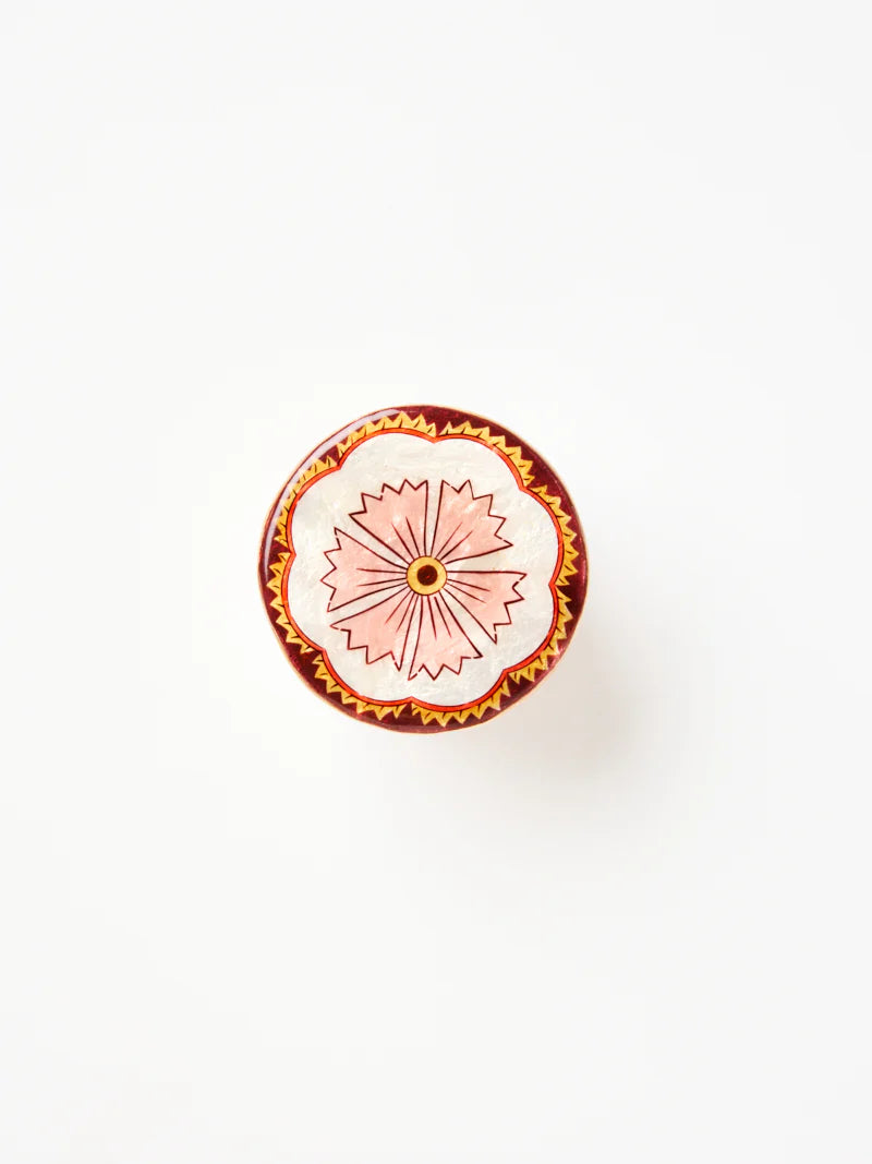 Samira Tall Box - Pink Flower