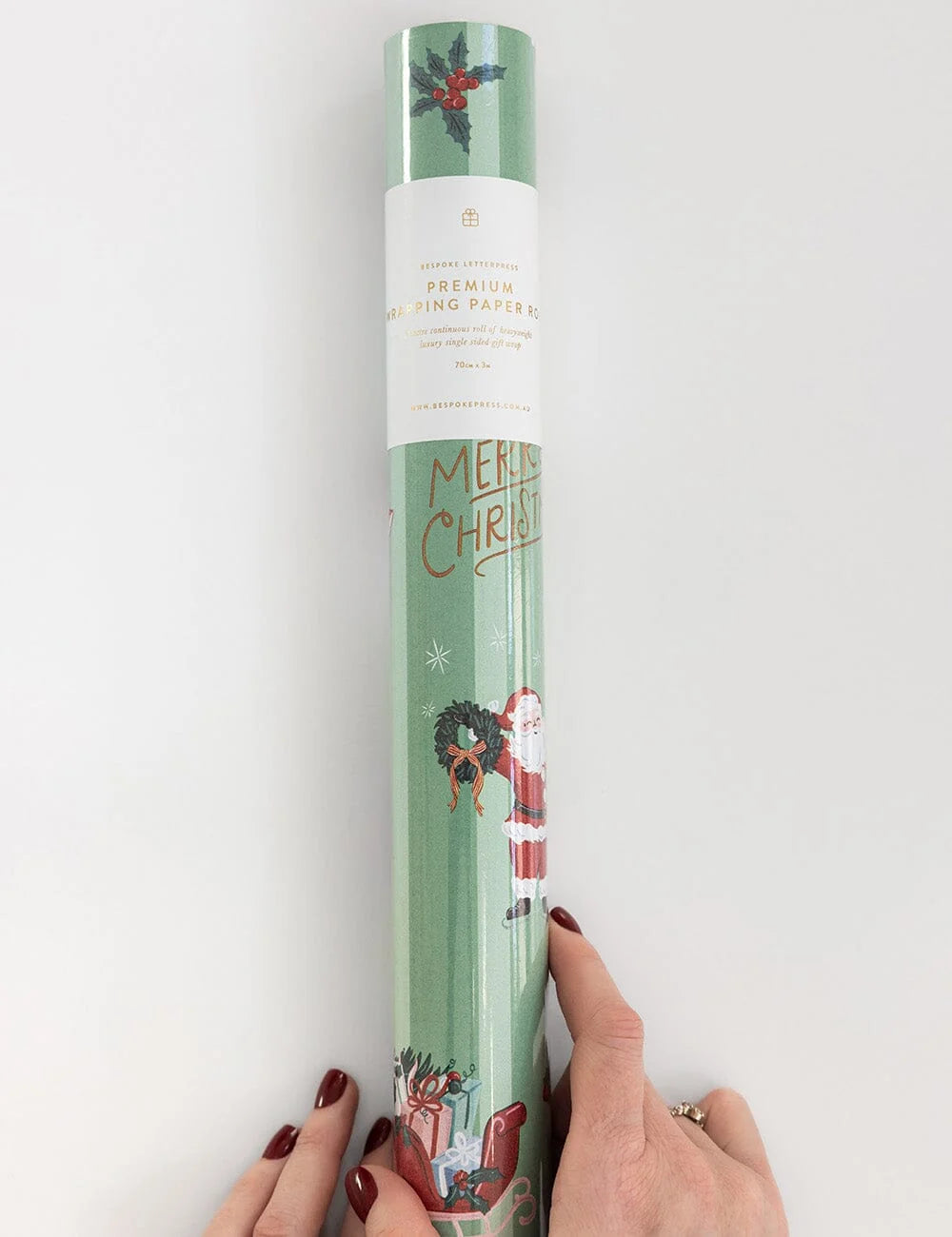 Christmas Santa 3m Gift Wrap Roll
