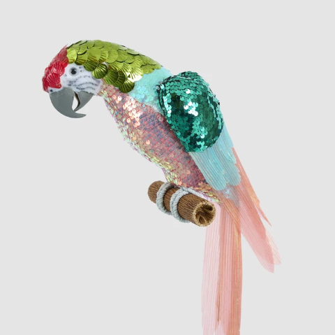 Shimma Sequin Parrot Decoration