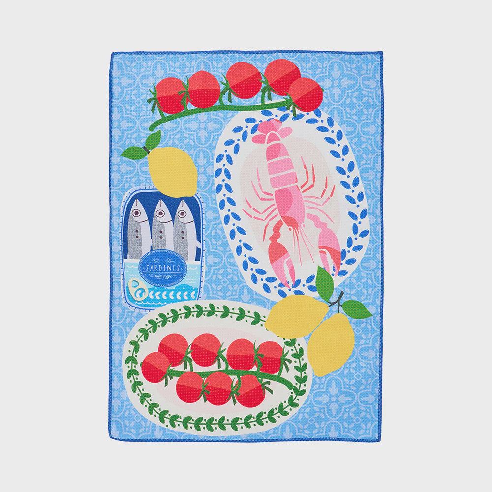 Microfibre Tea Towel - Taste of Sicily