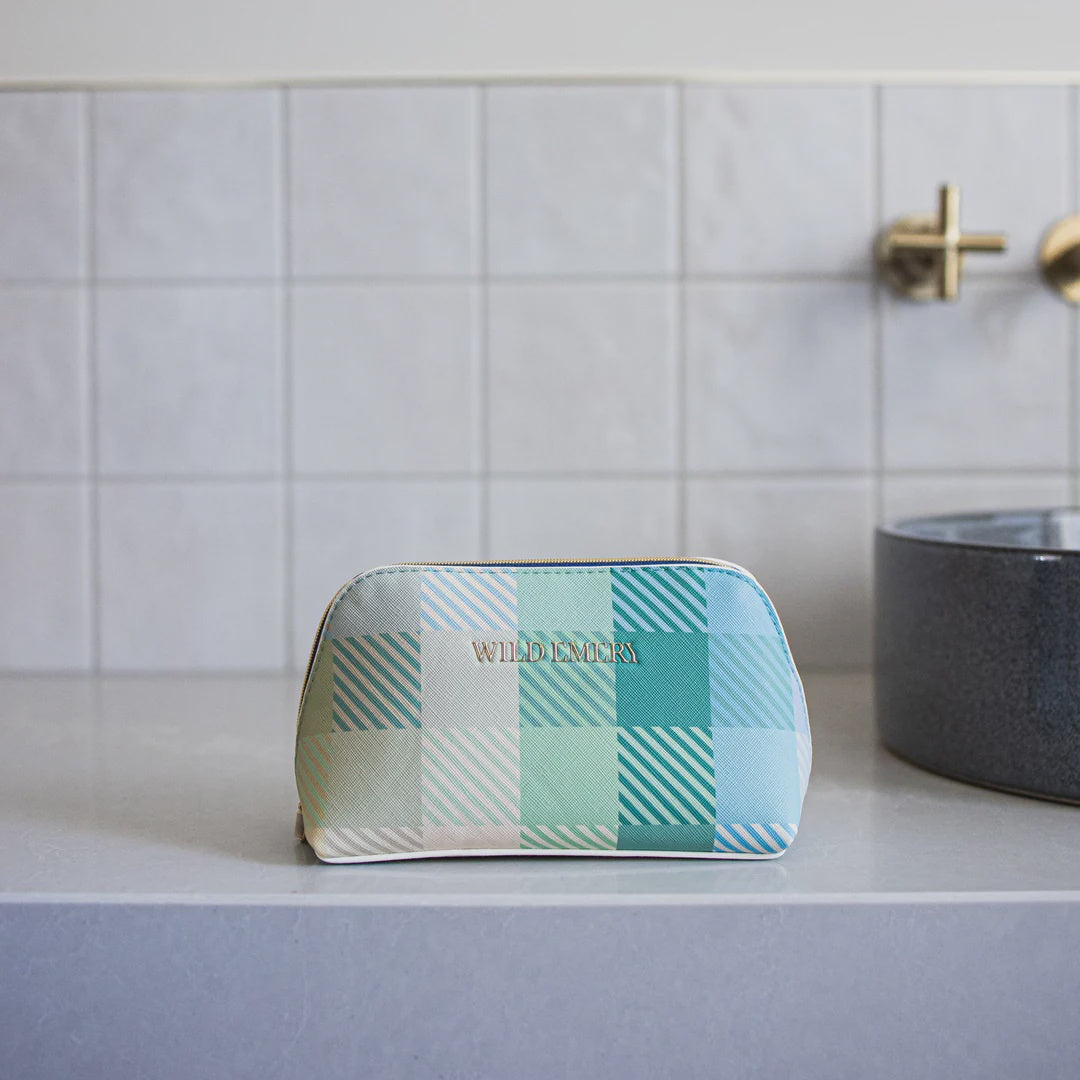 Small Toiletry Bag - Blue
