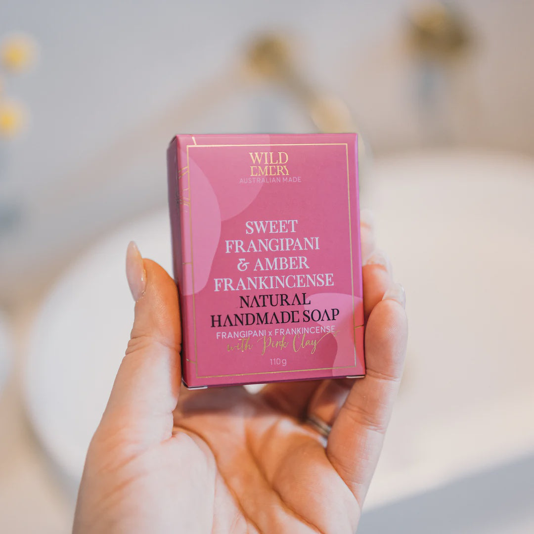 Sweet Farngipani & Amber Frankicense Handmade Soap