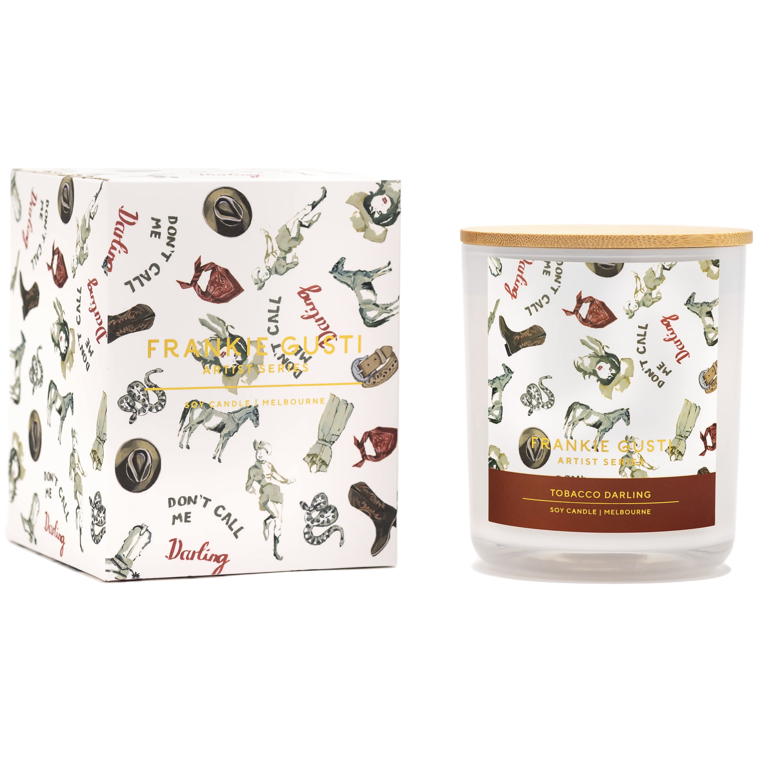 Frankie Gusti Artist Series Candle - Tobacco Darling