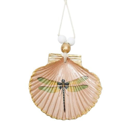 Dragonfly Shell Hanging Ornament