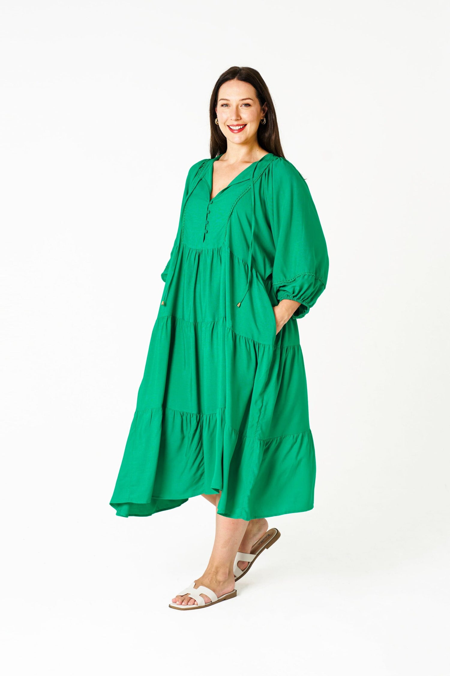 Mata Dress - Green
