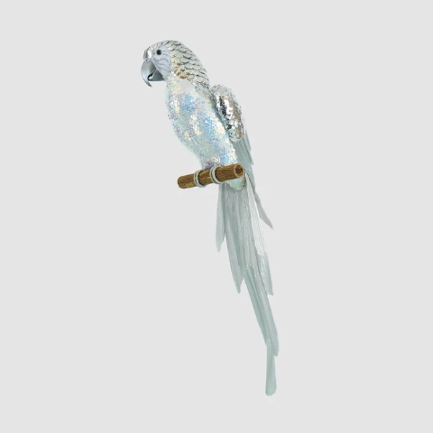 Zilva Sequin Parrot Christmas Decoration