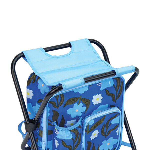 Picnic Cooler Chair - Nocturnal Blooms