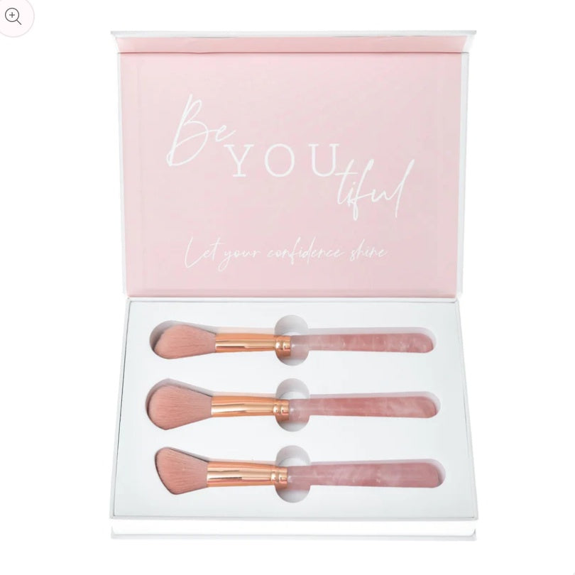 Laced With Kindness Rose Quartz Makeup Brushes