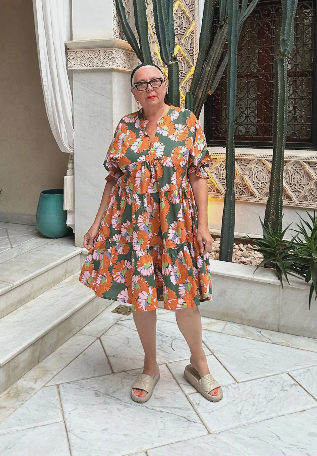 Deserei Dress - Orange