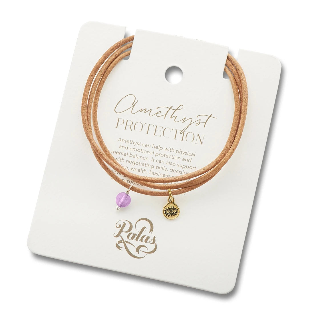 Palas Amethyst protection gem wrap