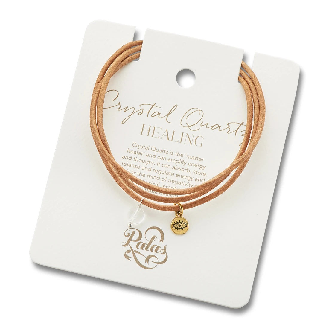 Palas Crystal Quartz protection gem wrap