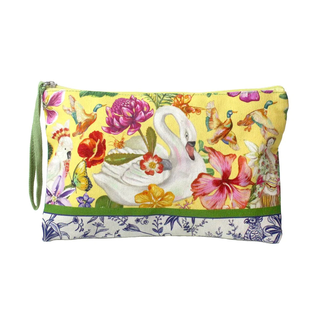 Australian Nostalgia Patch Purse Clutch