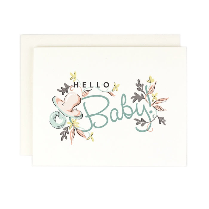 Hello Baby Greeting Card