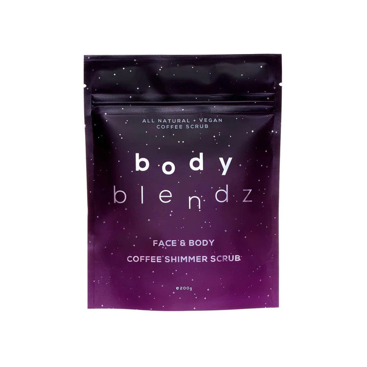 Body Blendz Face & Body Coffee Shimmer Scrub