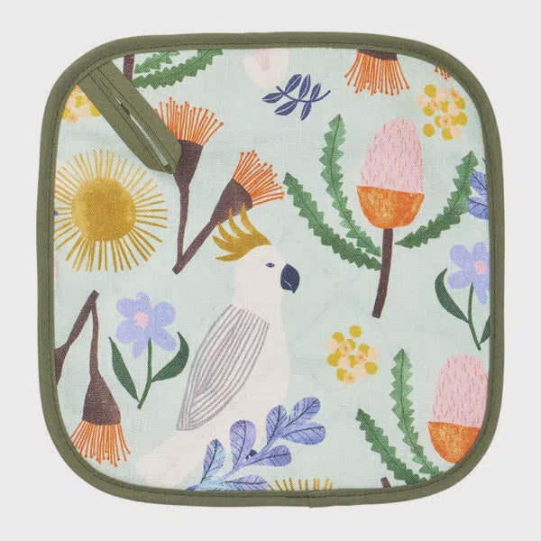 Pot Holder – Linen – Bushwalk