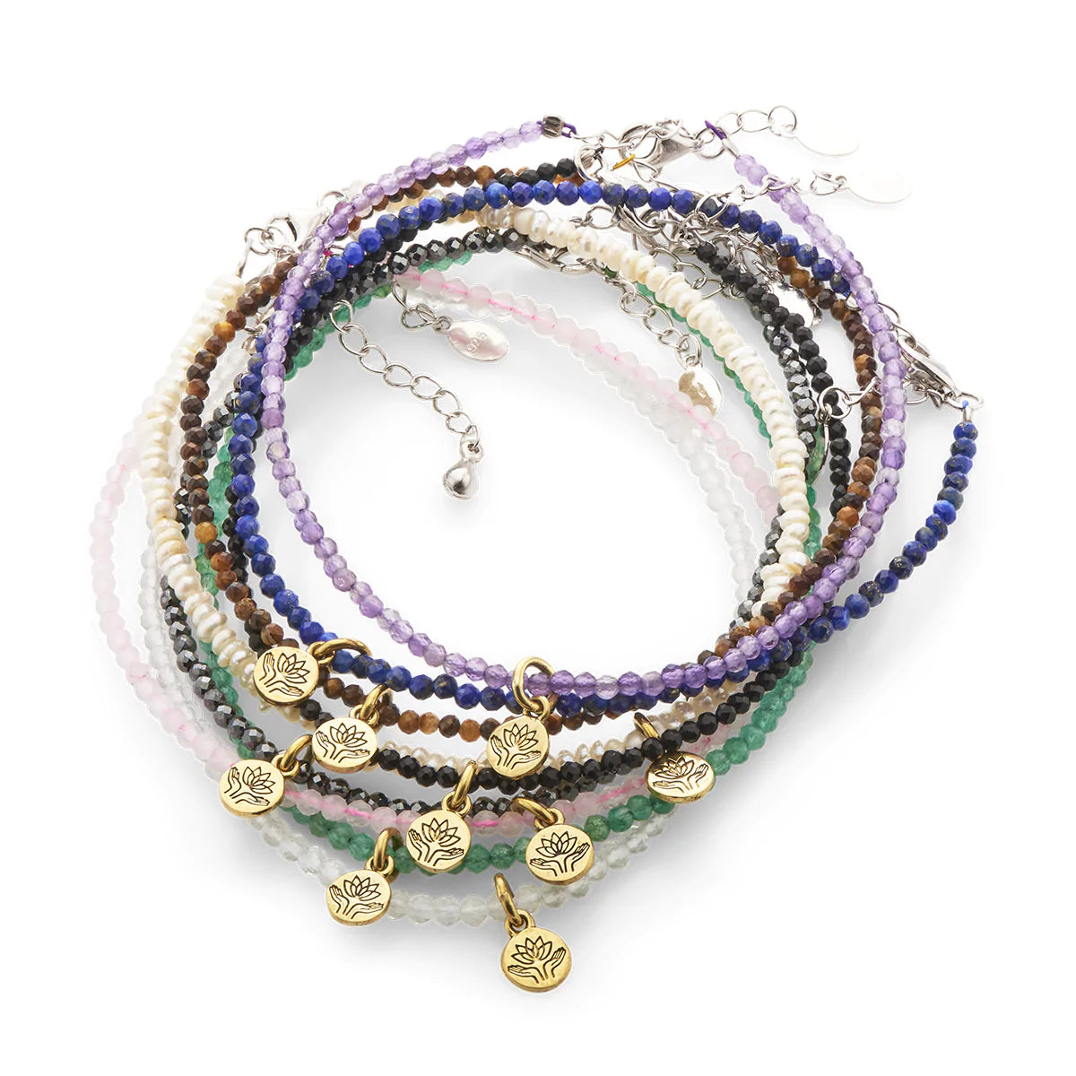 Hematite celestial gem bracelet