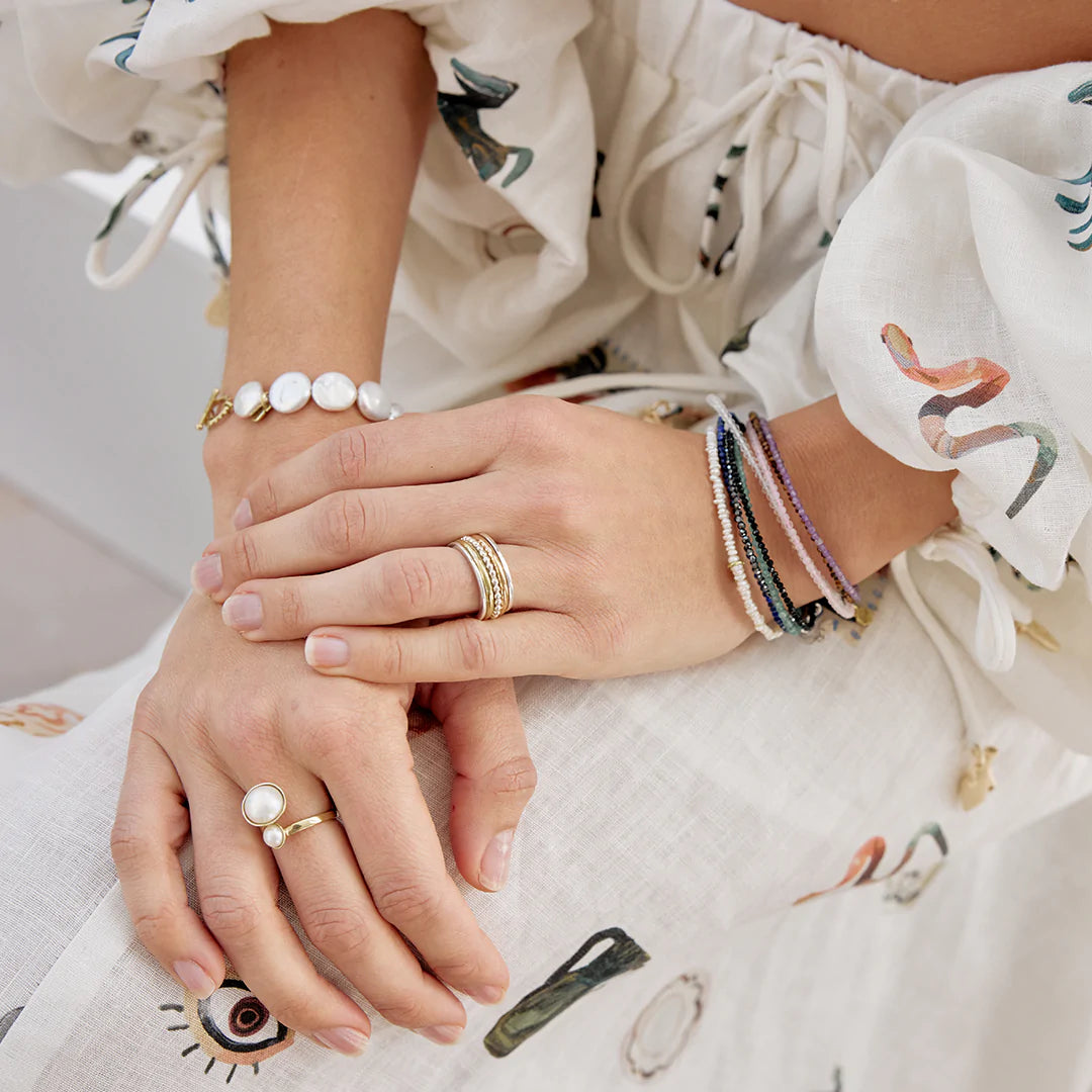 Lapis Lazuli celestial gem bracelet