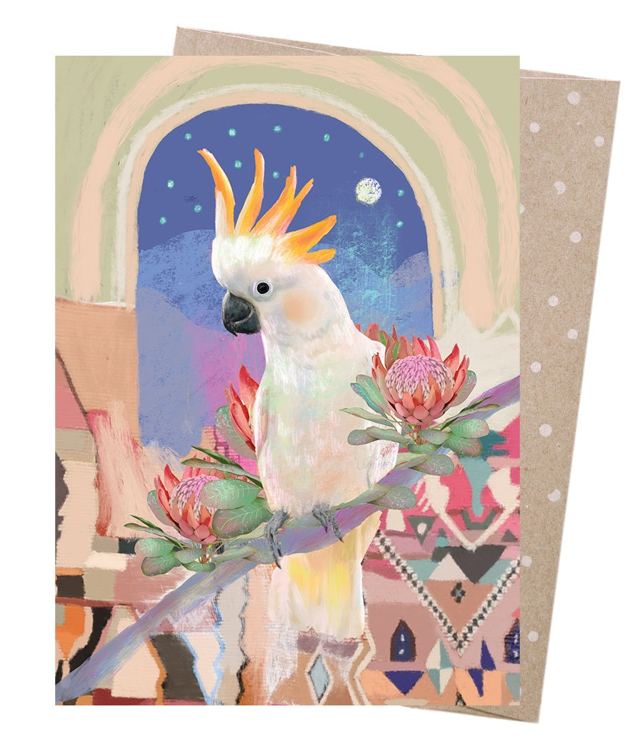 Earth Greetings Blank Card - Cockatoo&