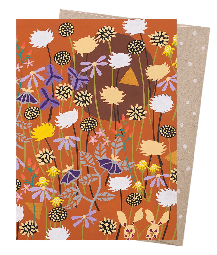 Earth Greetings Blank Card - Desert Gold