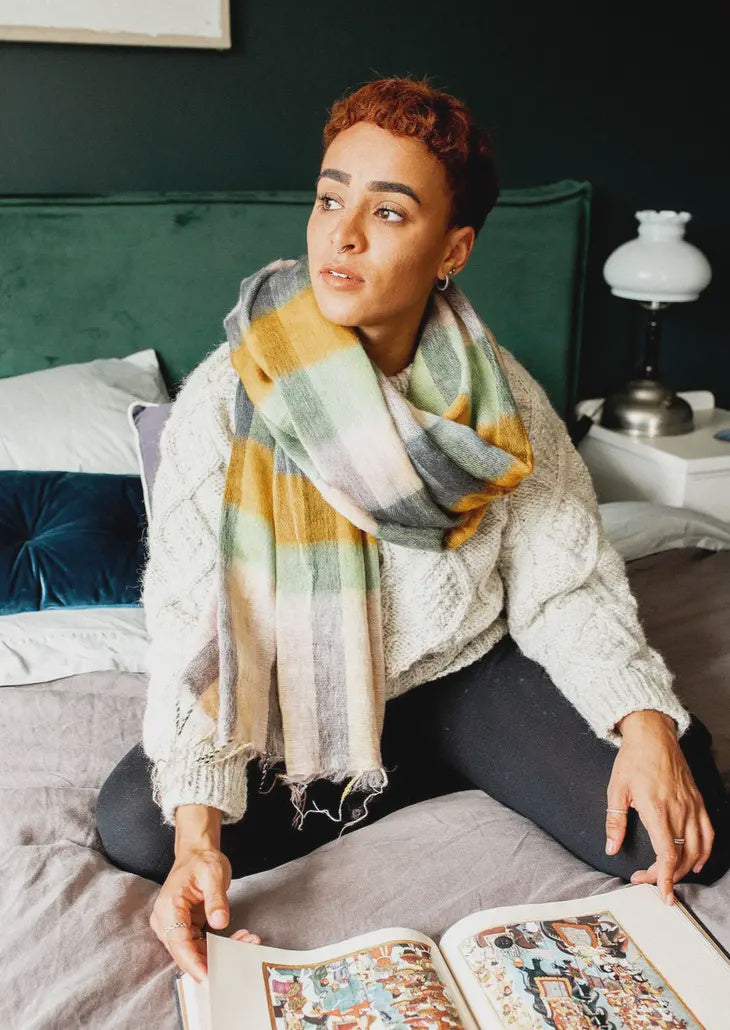 Elm Check Scarf