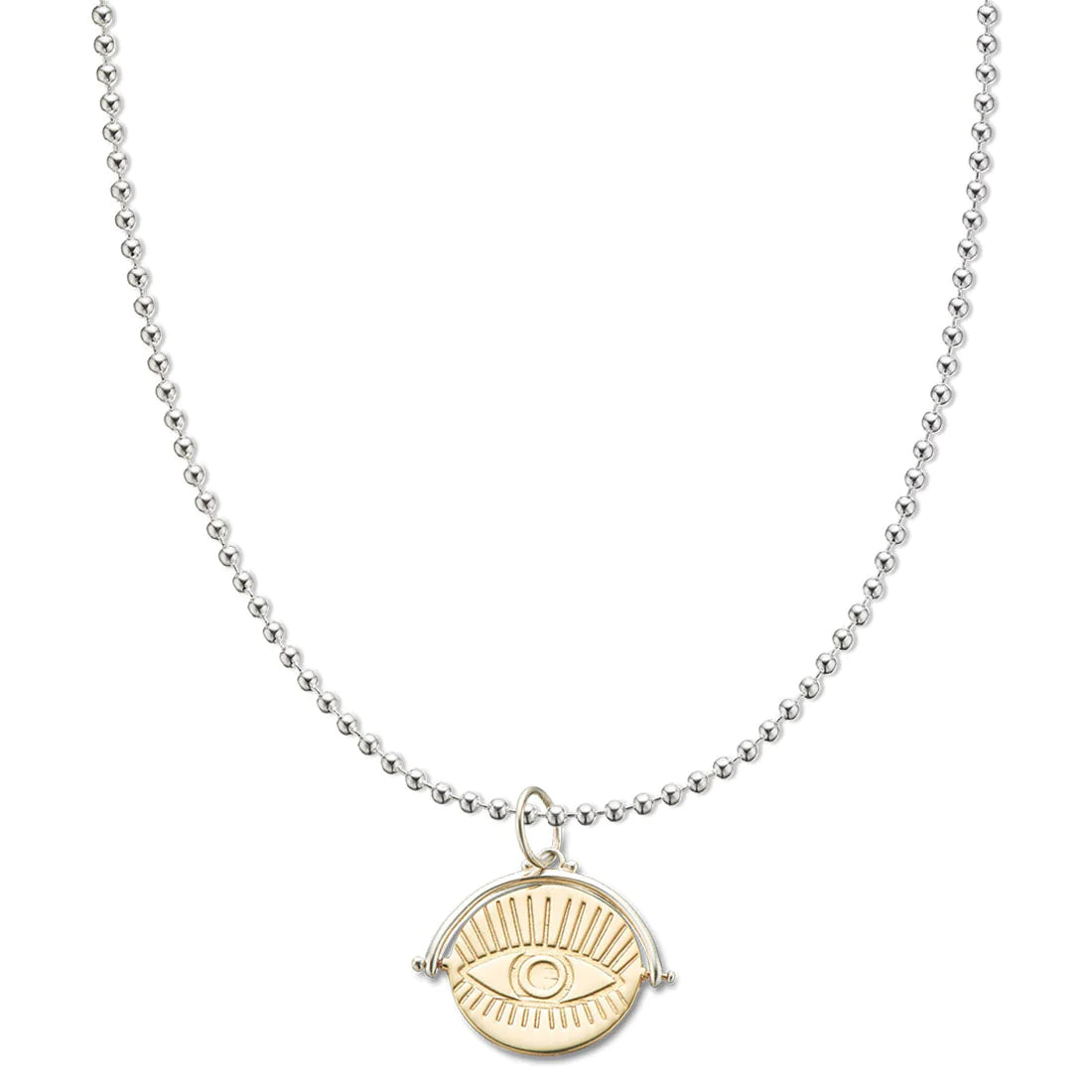 Evil eye and hamsa protection spinner charm