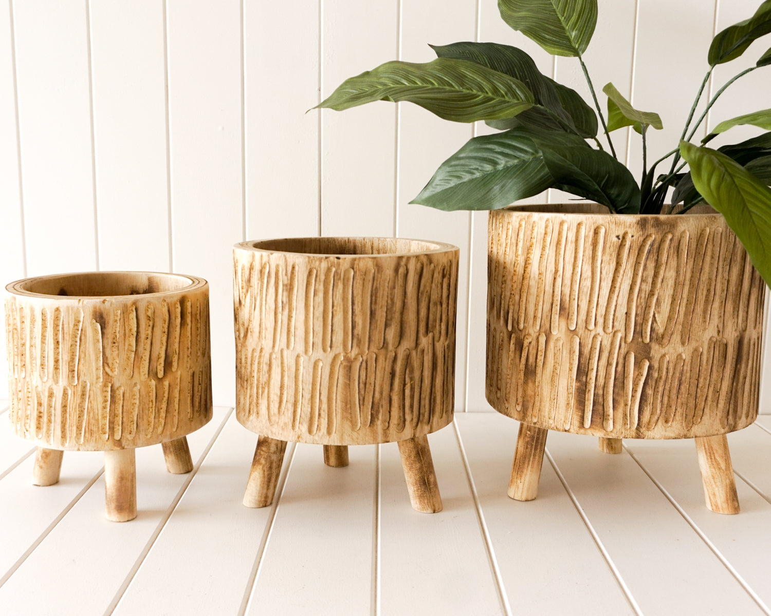 Timber Tokoriki Pot Planter