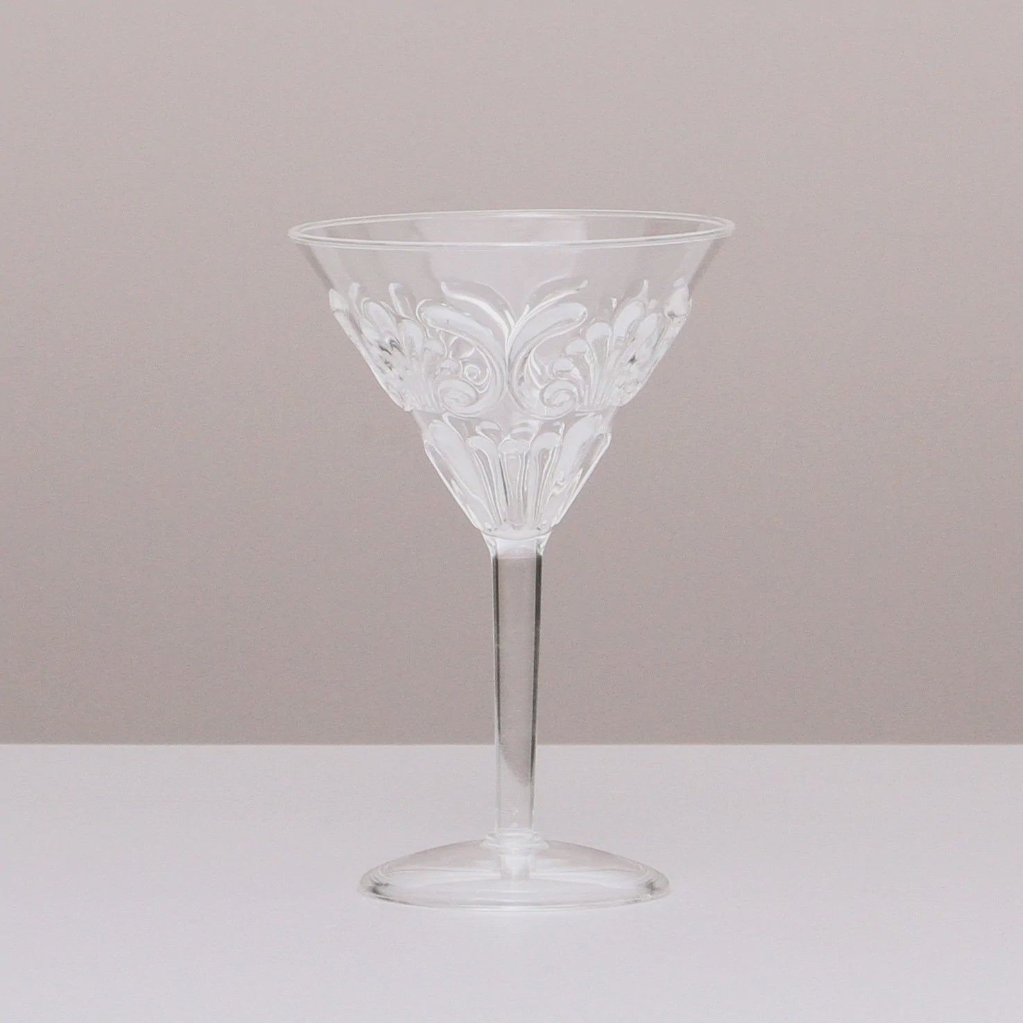 Pavilion Acrylic Martini Glass Clear