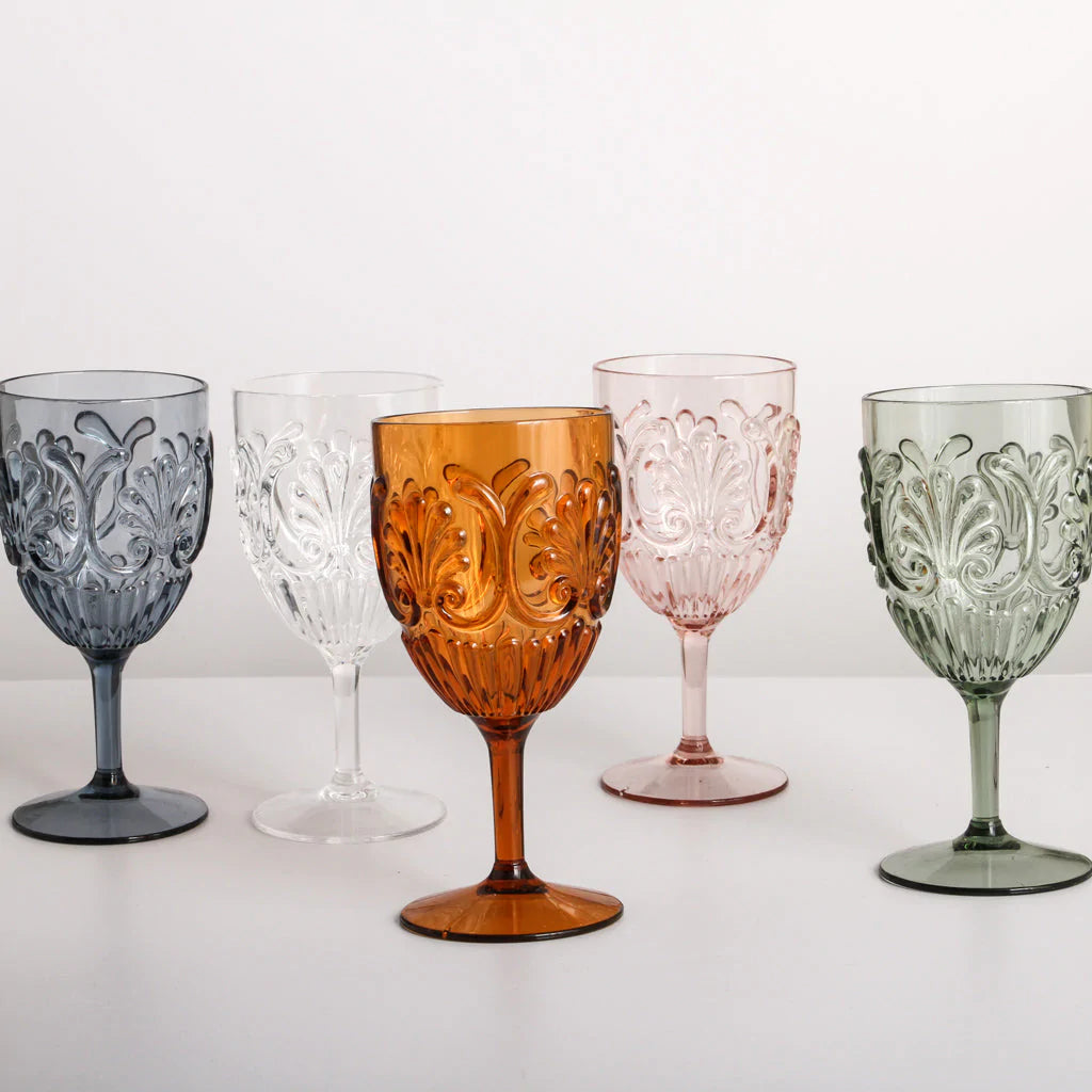 Flemington Acrylic Wine Glass Pale Pink