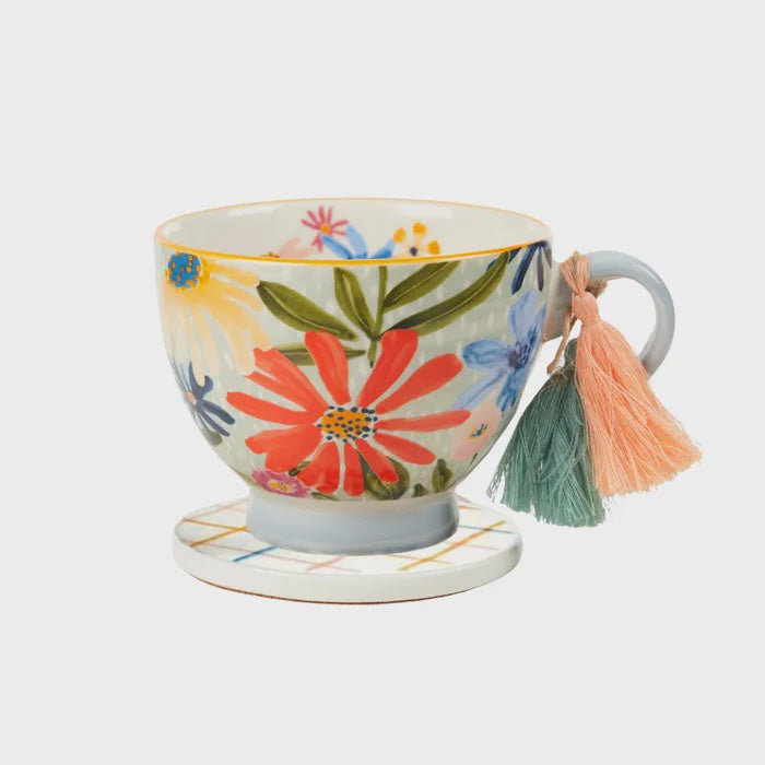 Assemble Frankie Ceramic Mug & Coaster Set