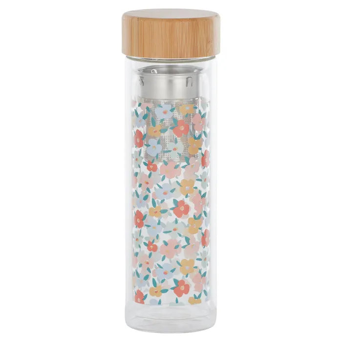 Frankie Print Glass Tea Infuser