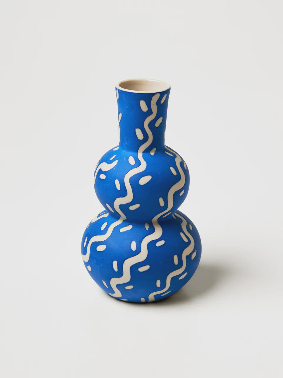 Happy Vase - Tracks Blue