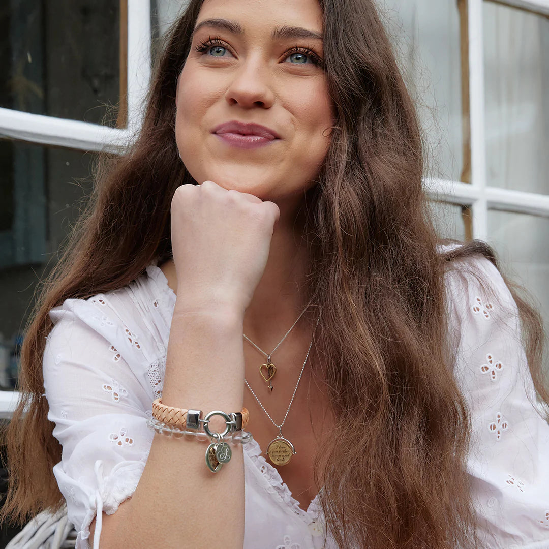 Heart and arrow charm (pair)