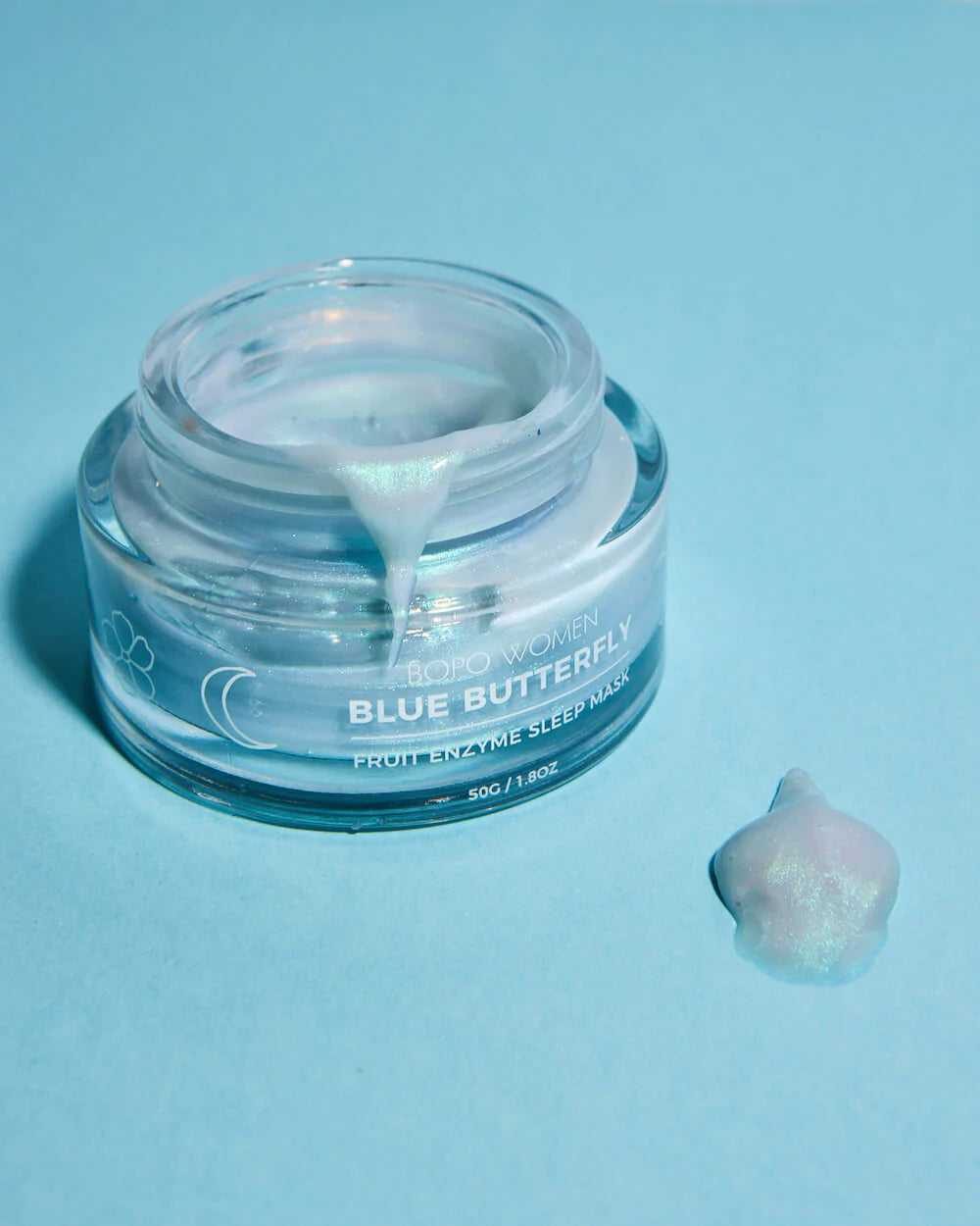 Blue Butterfly Enzyme Sleep Mask