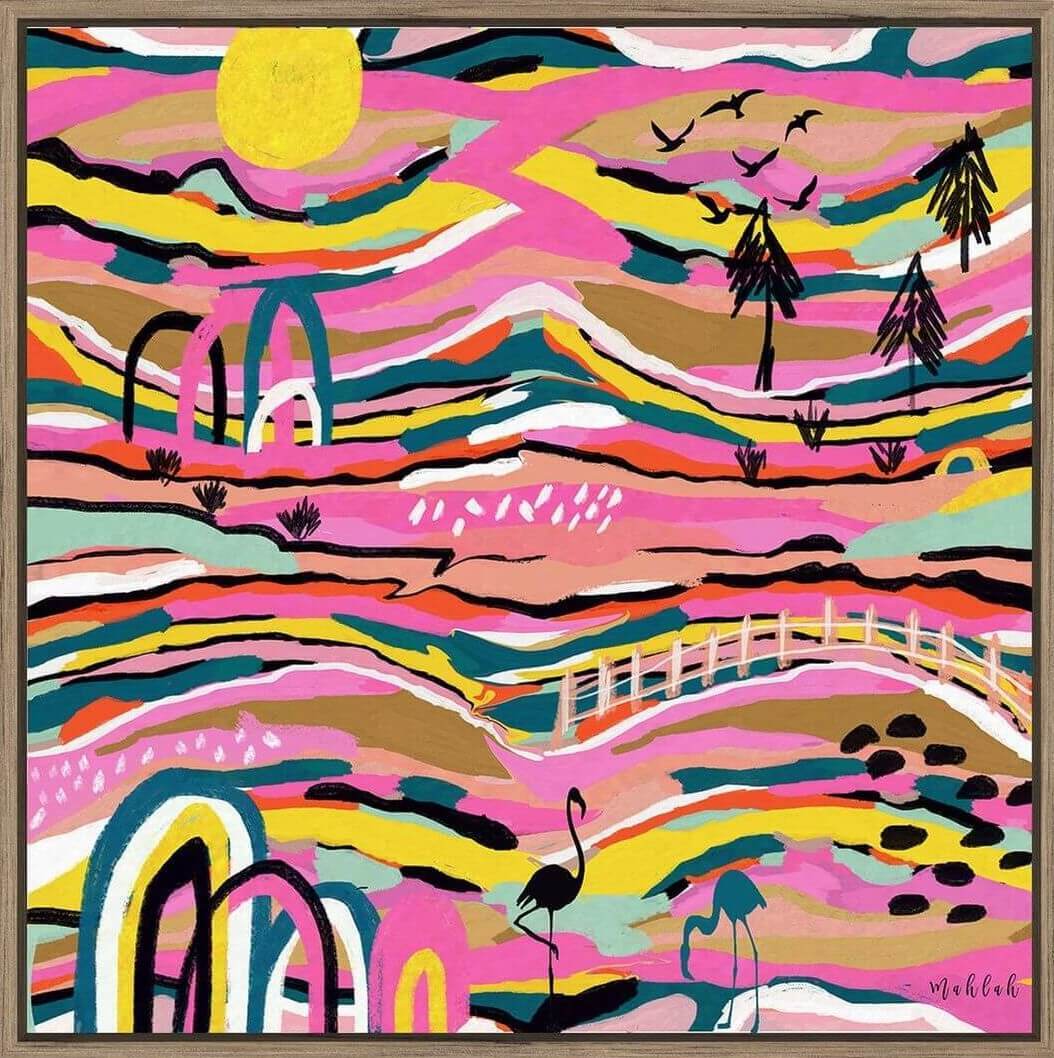 Paradise Lane 1 Canvas Art Print