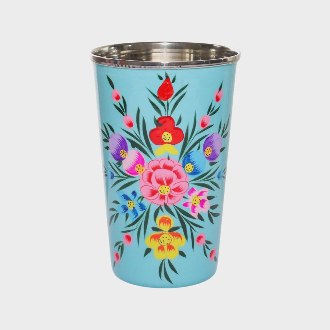 Large Tumbler Garland Aqua