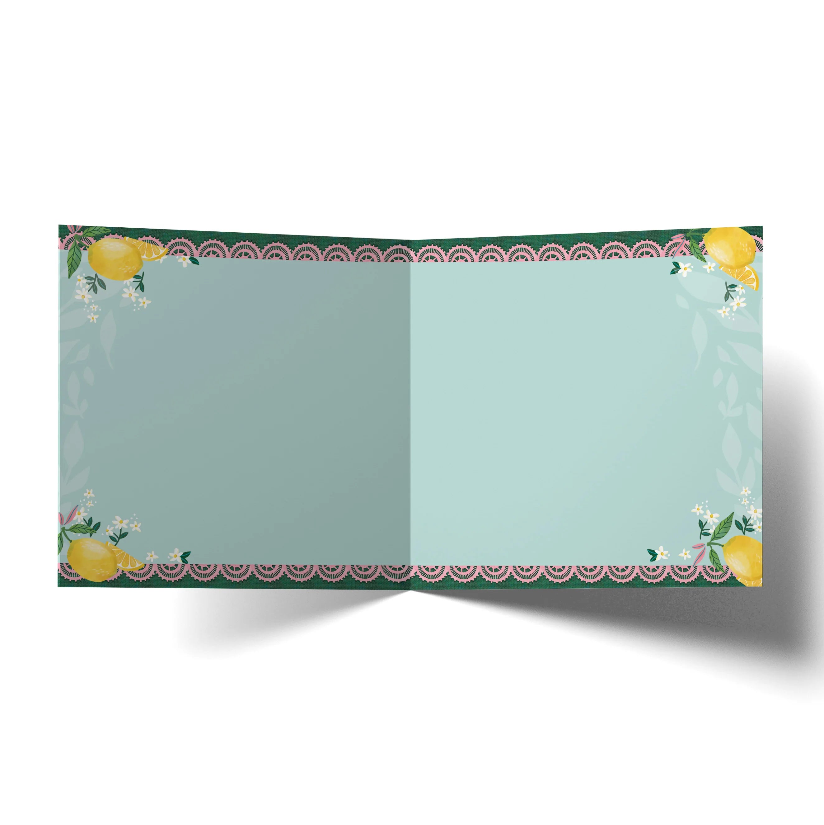 Lemon Birthday Cake Greeting Card