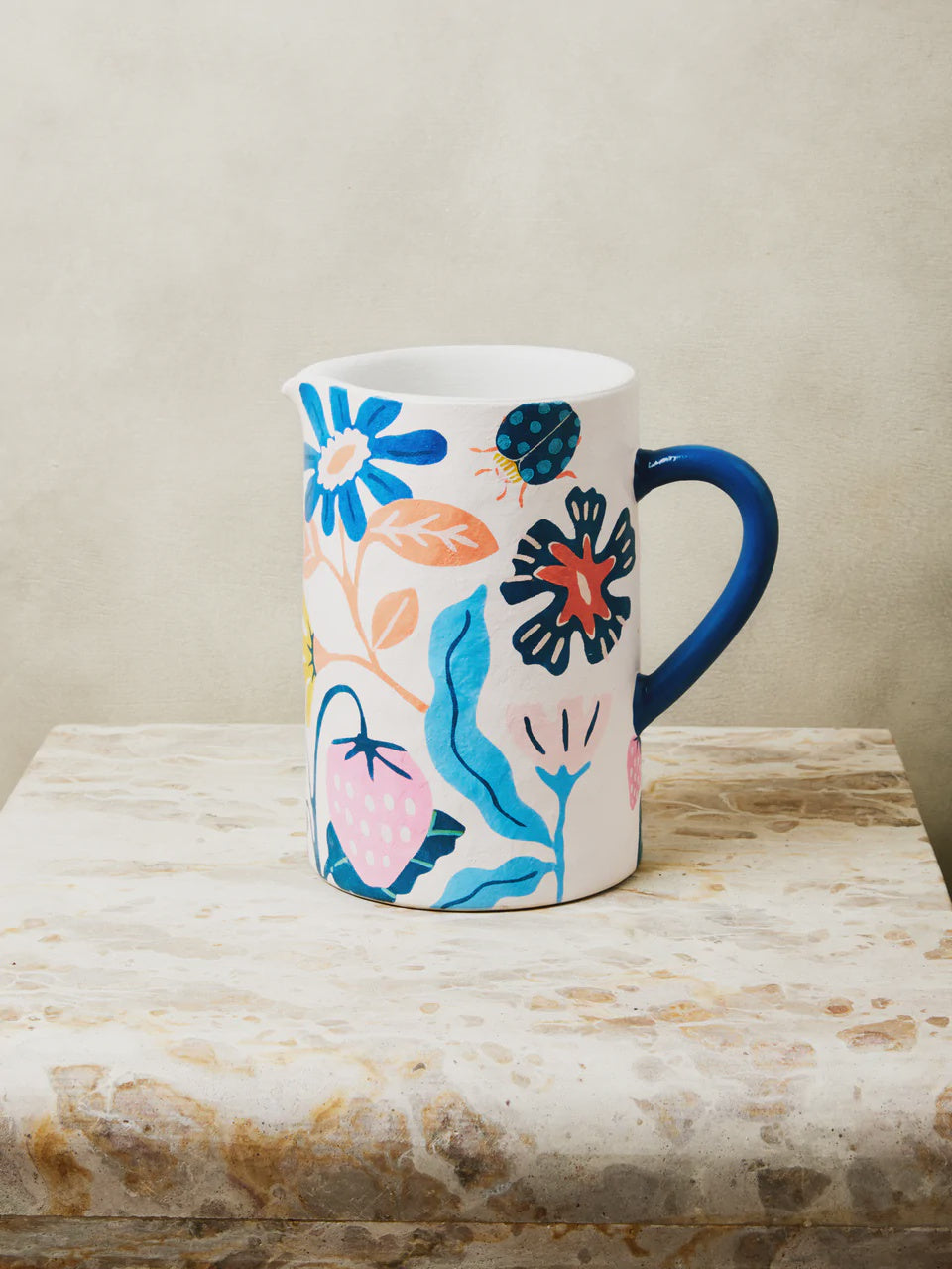 Jones & Co Meadow Jug White