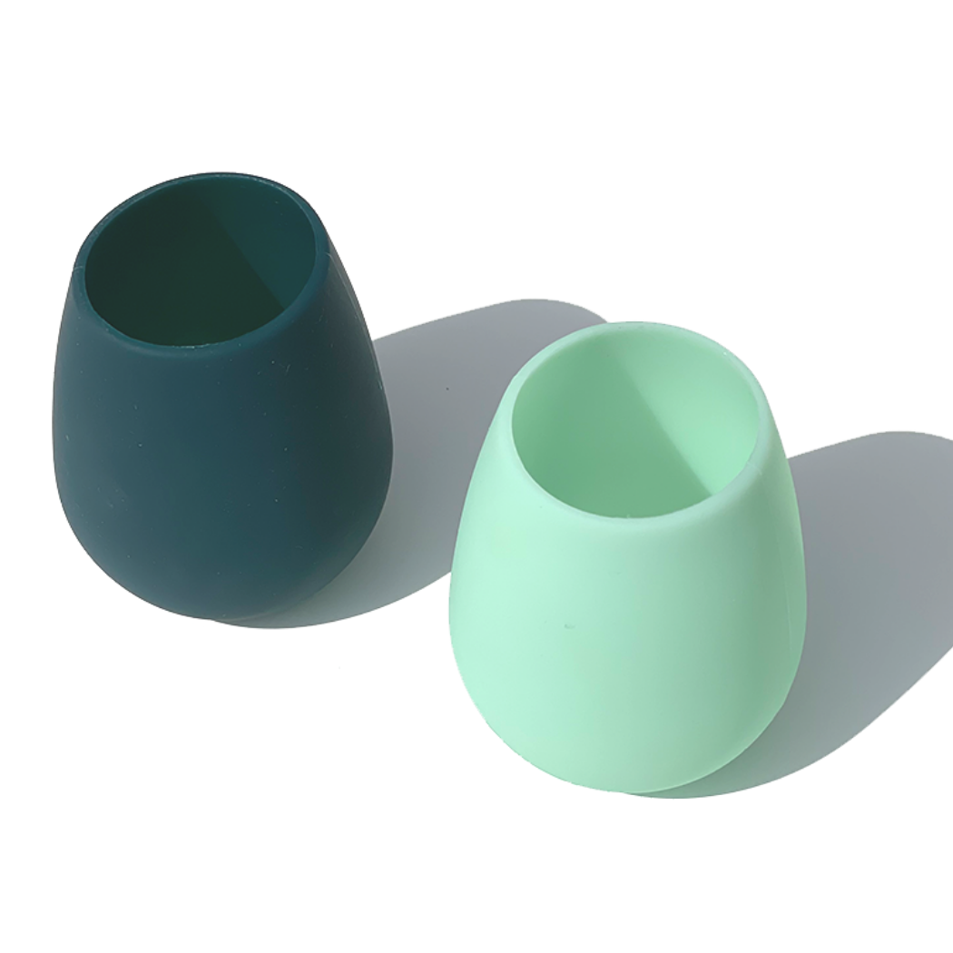 Fegg Unbreakable Silicone Tumblers Paisley | mist + ink