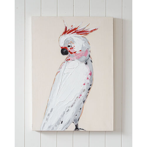 Spot The Cockatoo Canvas Print 50x70cm